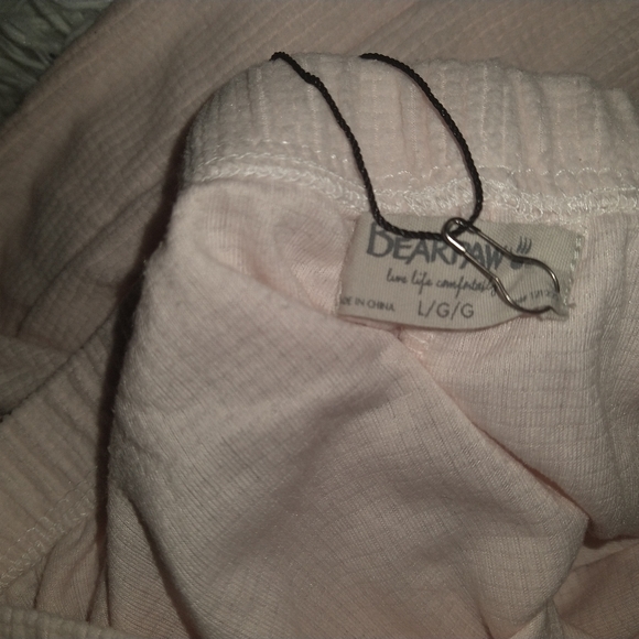 NWT Bear paw pajama lounge pants . Pink LG - Picture 6 of 11
